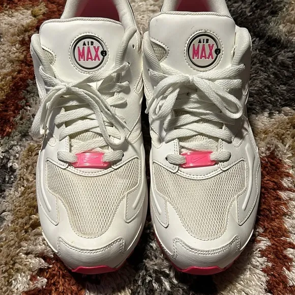 Men’s Nike Air Max 2 Light with Pink Sole Sneakers