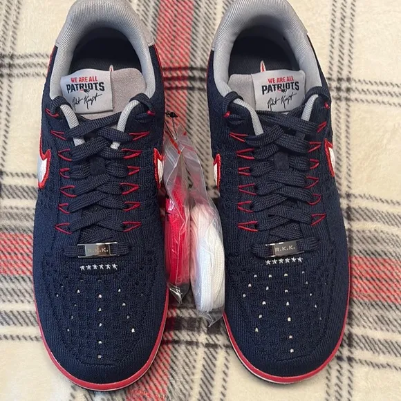 Mens Nike Robert Kraft x Air Force 1 Ultra Flyknit Low New England Patriots 2022