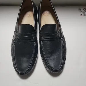 Mens SAS Handsewn Loafers Shoes Sz 10 N Narrow Used Black Leather Made in USA