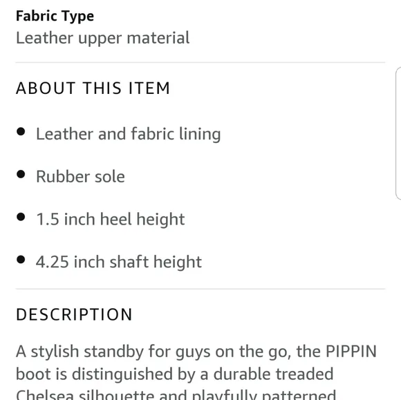 Men's Steve Madden Pippin Boots NIB
