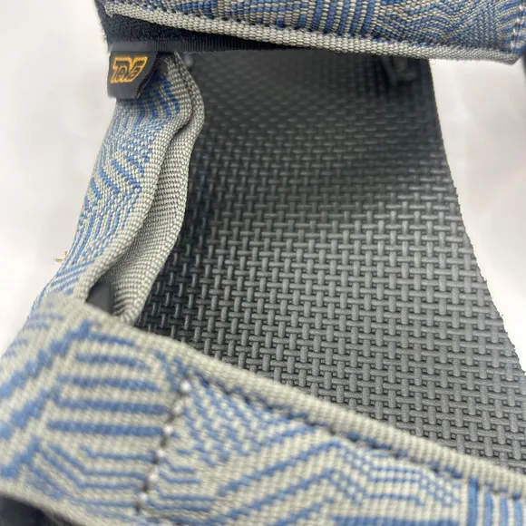 Men's Teva Sandals, Size 10, Gray/Blue