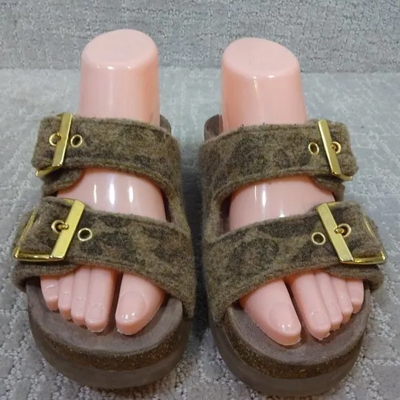 Mephisto Hester Womens Size EU 37 Brown Jaguar 2 Adjustable Strap Sandals