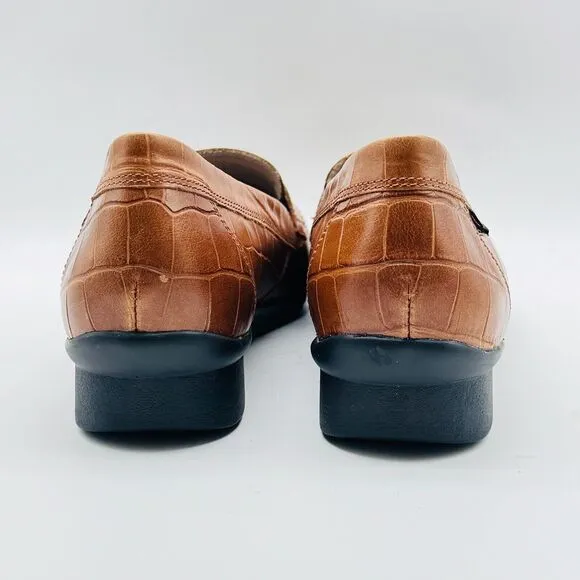 Mephisto Shoes Womens 9 Brown Leather Diva Casual Slip On Casual Comfort Flats