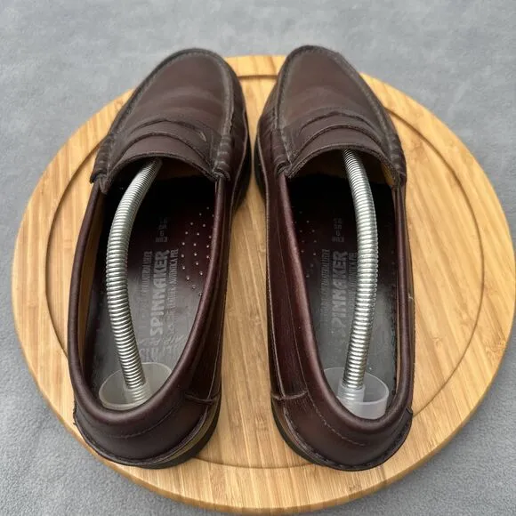 Mephisto Spinnaker Penny Loafers Air-Relax Mens US Size 9.5 Brown Leather Shoes