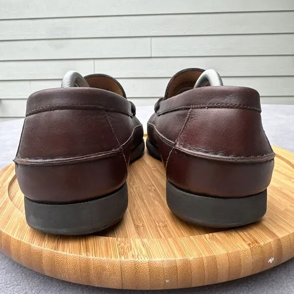 Mephisto Spinnaker Penny Loafers Air-Relax Mens US Size 9.5 Brown Leather Shoes