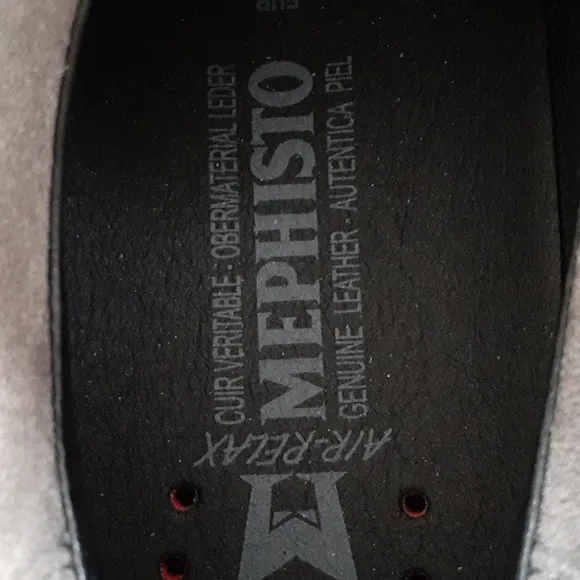 Mephisto Suede Gray Leather Waterproof Comfort Athleisure Valley Sneakers
