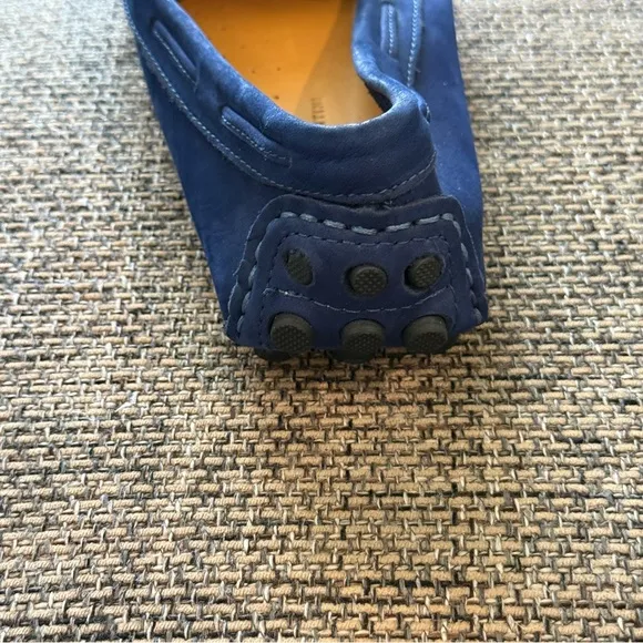 Mercanti Fiorentini String Tie Nubuck Loafers Size 8.5B