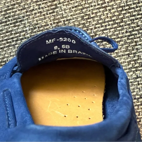 Mercanti Fiorentini String Tie Nubuck Loafers Size 8.5B