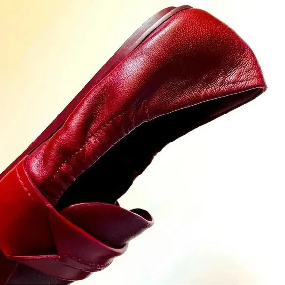 Mercedes Castillo Erin Burgundy Leather Loafers