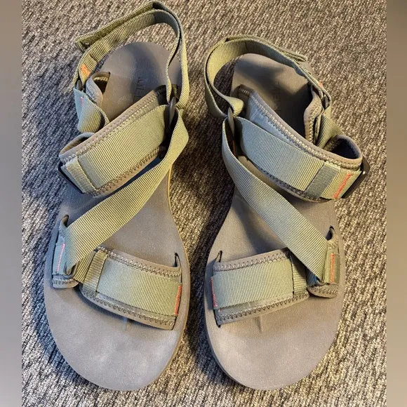 Merrell Alpine Adjustable Strap Outdoor Sandals In Olive Mens Size 12