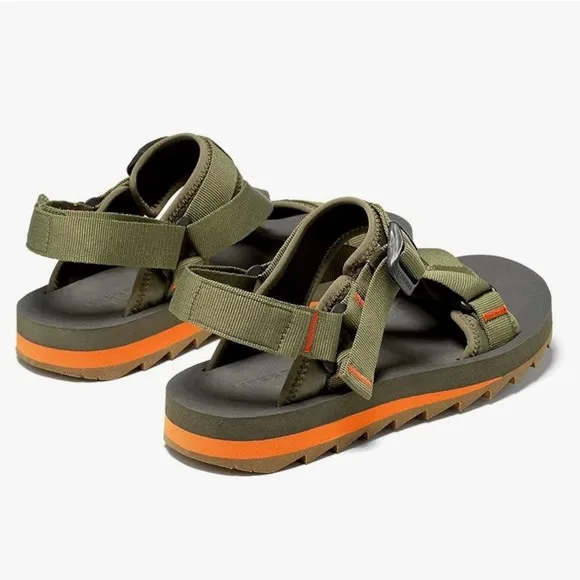 Merrell Alpine Adjustable Strap Outdoor Sandals In Olive Mens Size 12