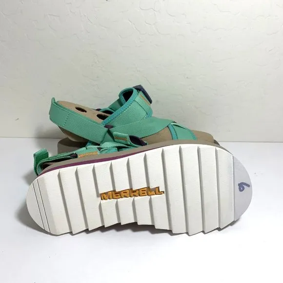 Merrell Alpine Strap Sport Sandals Mint Green Size 6 NEW