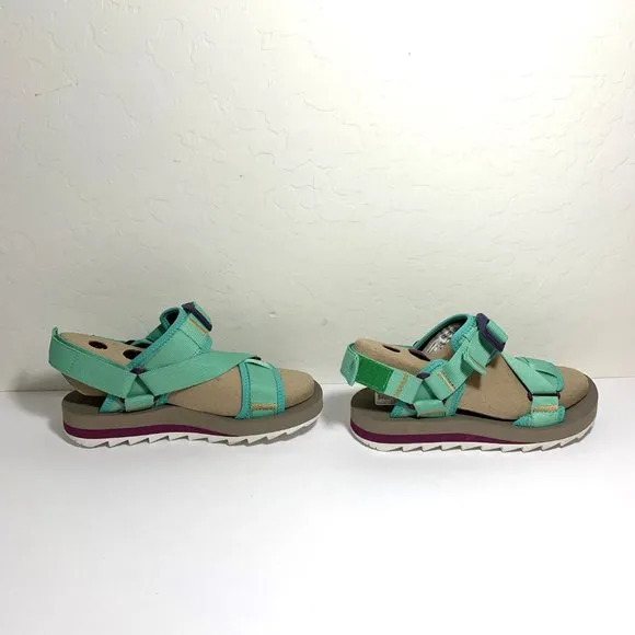 Merrell Alpine Strap Sport Sandals Mint Green Size 6 NEW