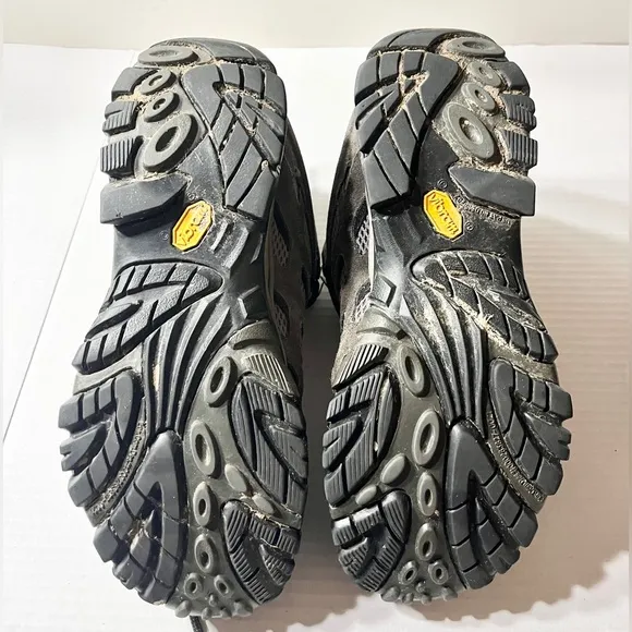 Merrell Moab 2 Beluga Boots Men’s 10 Brown Vibram Hiking Outdoor Gorpcore Cabin