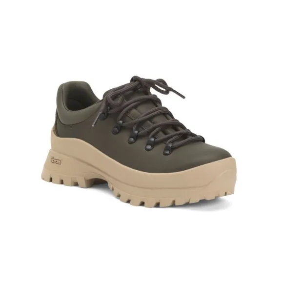 MERRELL Olive Leather Bristol Low Sneakers