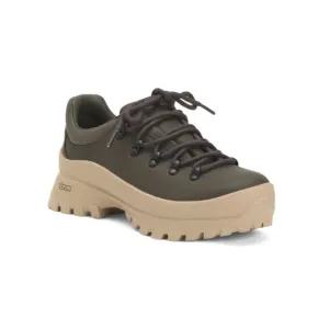 MERRELL Olive Leather Bristol Low Sneakers