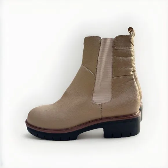 MIA Clara Pull On Tan Mid-Calf Platform Boots – Women’s Size 7