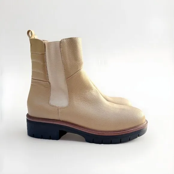 MIA Clara Pull On Tan Mid-Calf Platform Boots – Women’s Size 7