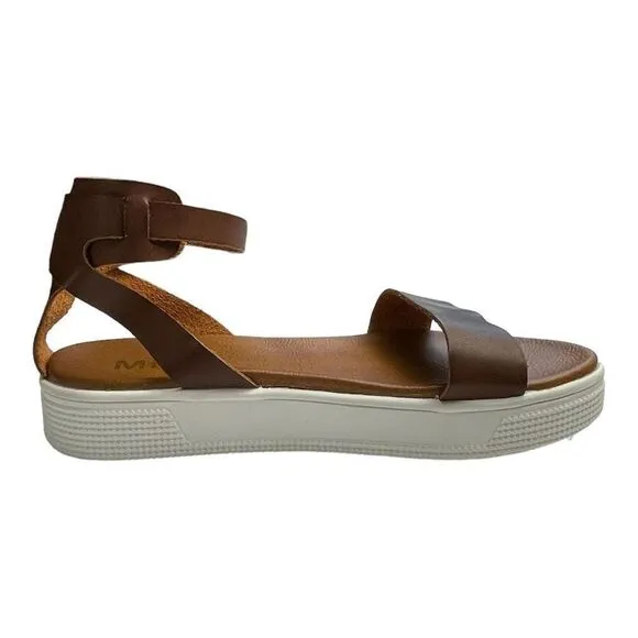 MIA KIDS Little Ellen Girl's Cognac Ankle Strap Platform  Sandals Size 5 NEW