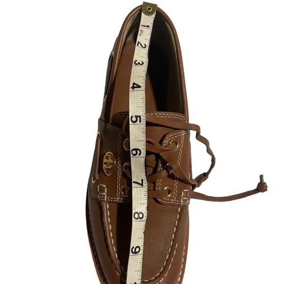 MICHAEL KORS COLLECTION Women’s Size 9.5 Kearney Leather Boat Shoe loafers