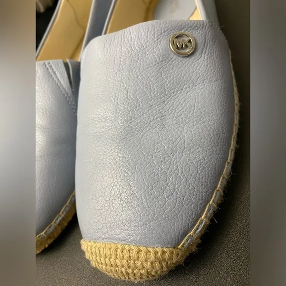 Michael Kors Kendrick Slip On Espadrille Flats Blue Women’s size 10