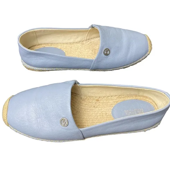 Michael Kors Kendrick Slip On Espadrille Flats Blue Women’s size 10