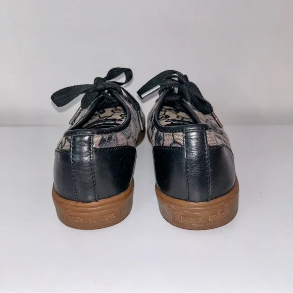 Michael Kors Logo Sneakers Black and Brown.