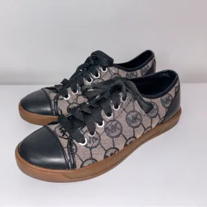 Michael Kors Logo Sneakers Black and Brown.