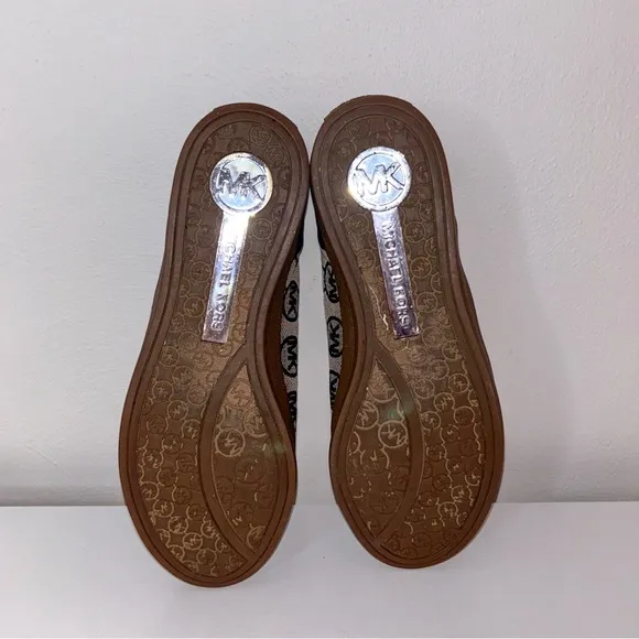 Michael Kors Logo Sneakers Black and Brown.