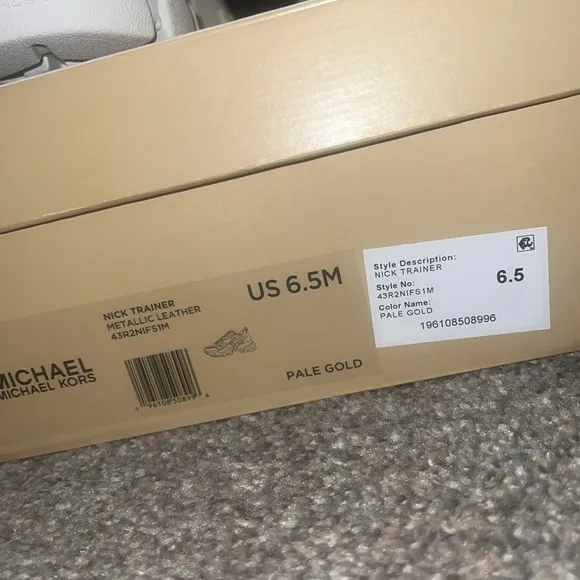 Michael Kors nick trainer sneakers. 6.5