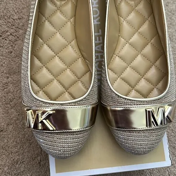 Michael Kors Women's Jilly Round Toe Ballet Flats Size 8