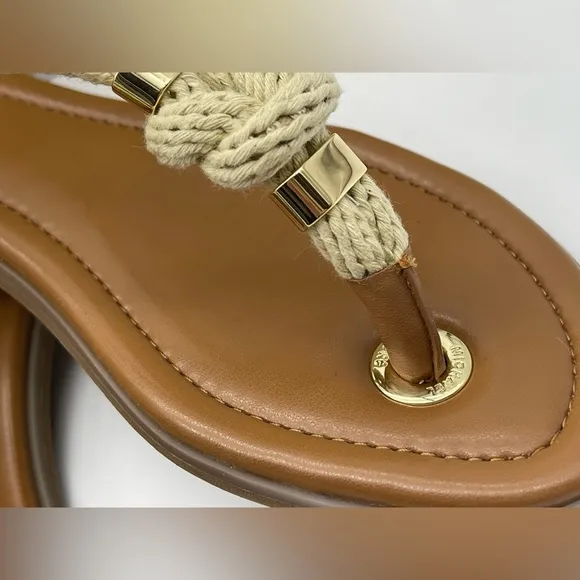Michael Kors  Women’s Knotted Rope Flat Thong Sandal