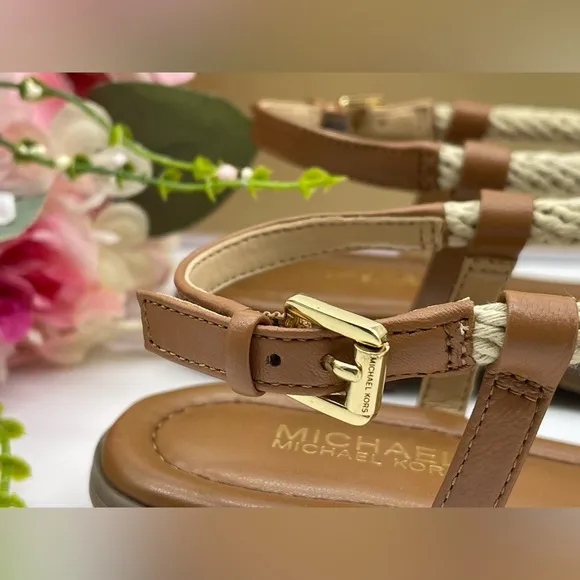 Michael Kors  Women’s Knotted Rope Flat Thong Sandal