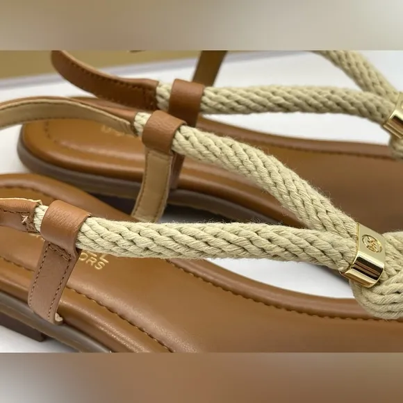 Michael Kors  Women’s Knotted Rope Flat Thong Sandal