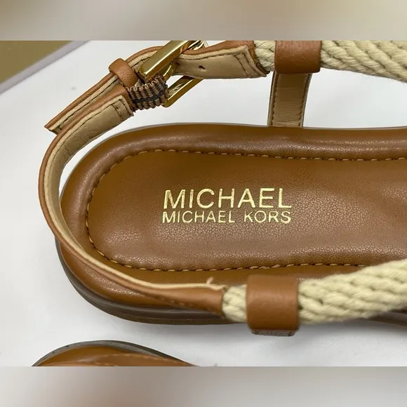 Michael Kors  Women’s Knotted Rope Flat Thong Sandal