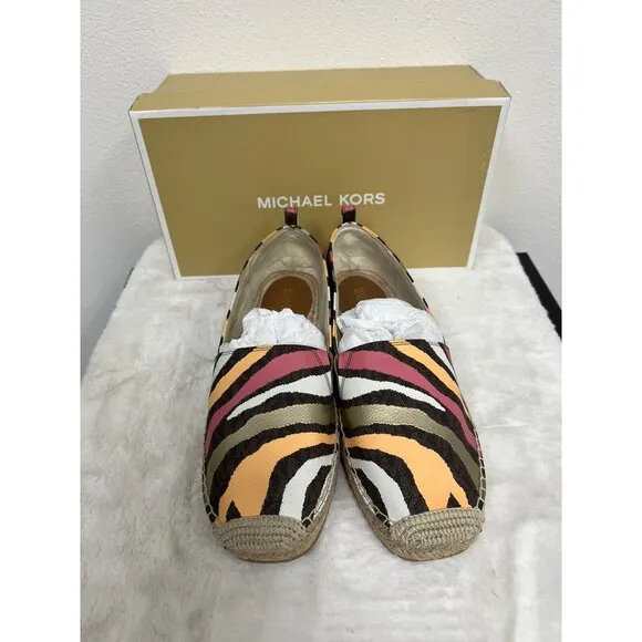 MICHAEL Michael Kors Women's Lenny Espadrille Women’s Size 9.5