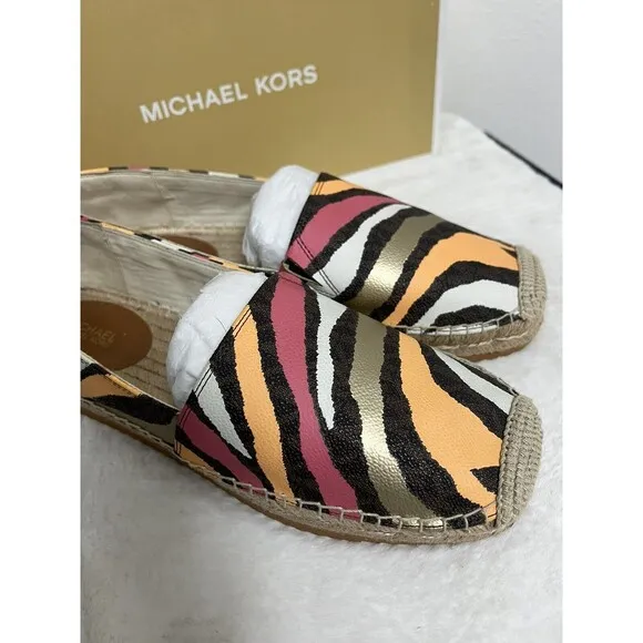 MICHAEL Michael Kors Women's Lenny Espadrille Women’s Size 9.5