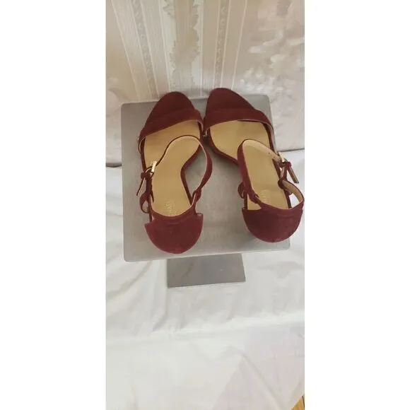 Michael Kors Red Ankle Strap Sandals