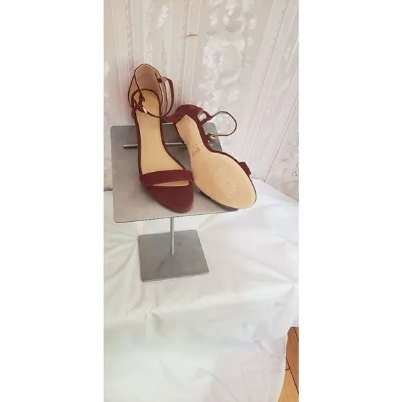 Michael Kors Red Ankle Strap Sandals