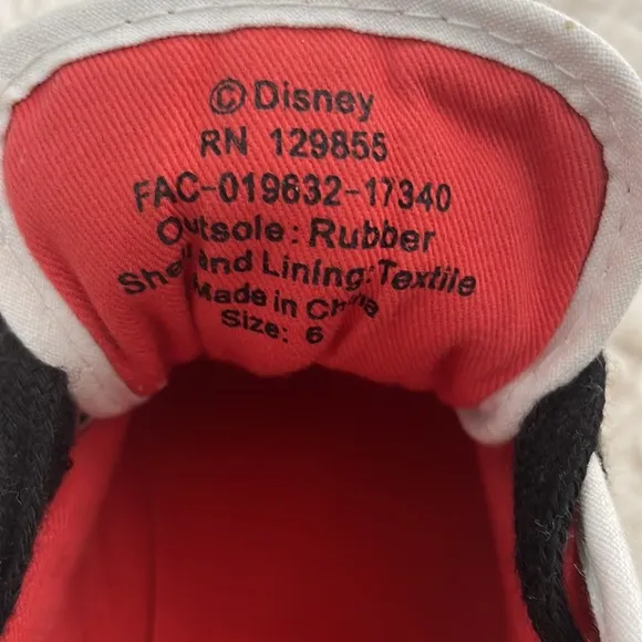 Mickey Mouse sneakers. Disney exclusive. NWOT.