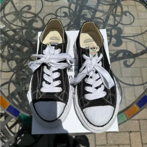 Mihara Yasuhiro Black and White Sneakers