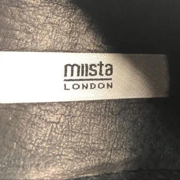 Miista London leather white lace up loafers size 38 EU or US women’s size 7.5