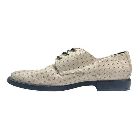 Miista London leather white lace up loafers size 38 EU or US women’s size 7.5
