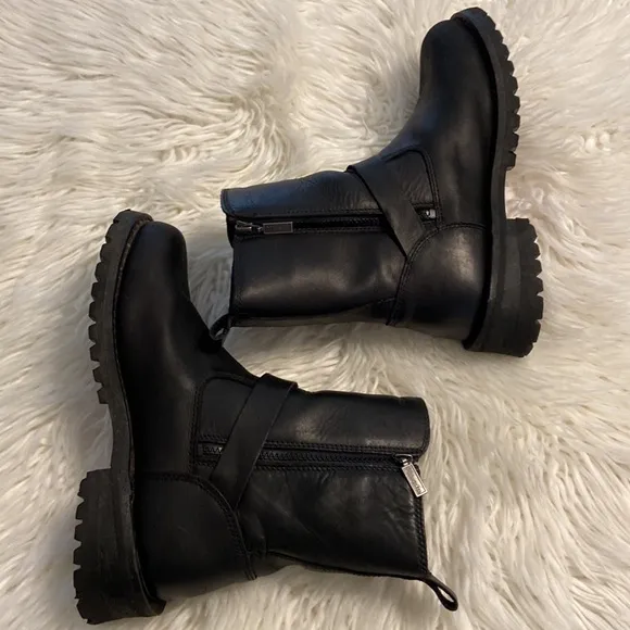 MILWAUKEE BIKING boots size 10 excellent condition color black