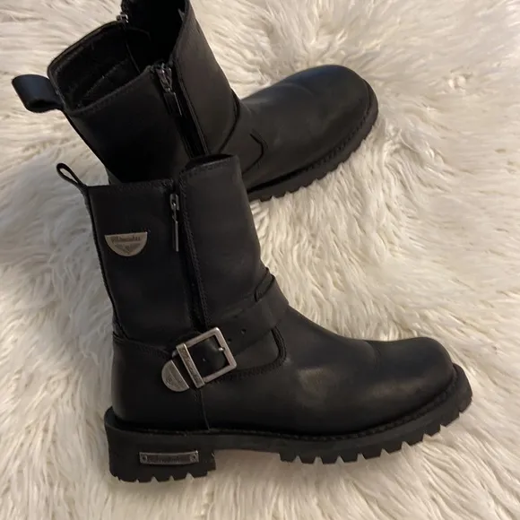 MILWAUKEE BIKING boots size 10 excellent condition color black