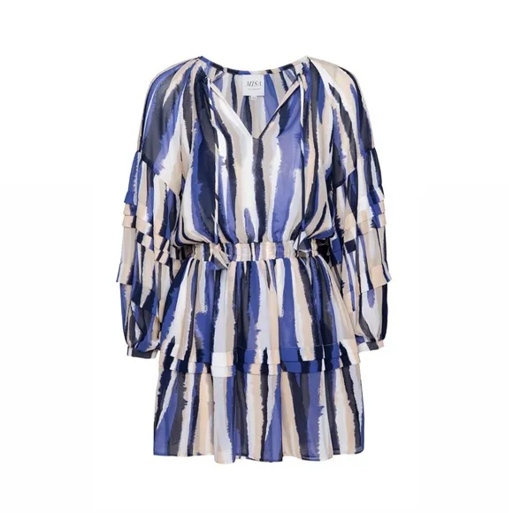 MISA Los Angeles Karlina Mini Dress - Striped Instinct