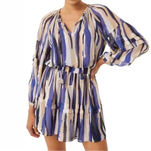 MISA Los Angeles Karlina Mini Dress - Striped Instinct