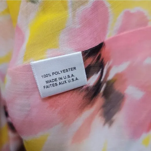 MISA LOS ANGELES miah dress in hello yellow flower mix Size Small