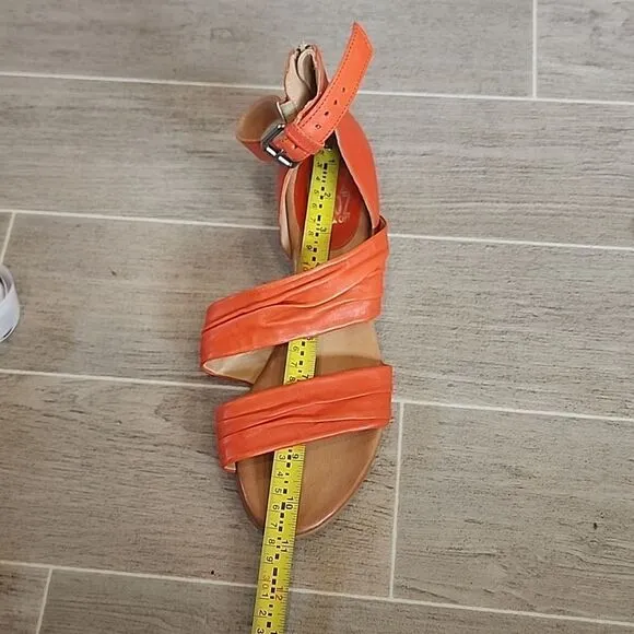 Miz Mooz Cassie Mandarin Leather Heeled Sandals