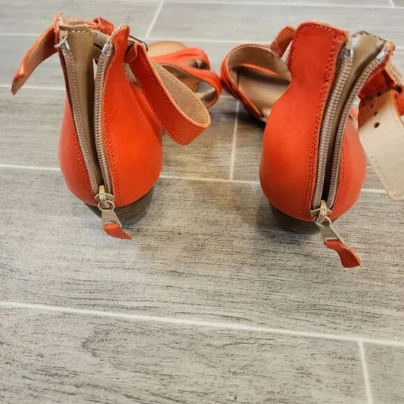 Miz Mooz Cassie Mandarin Leather Heeled Sandals